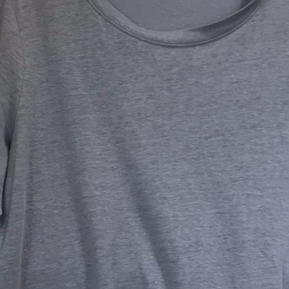 Eileen Fisher Organic Linen Jersey Crew Neck Top T Shirt Knit Sweater Minimalist - Picture 7 of 12